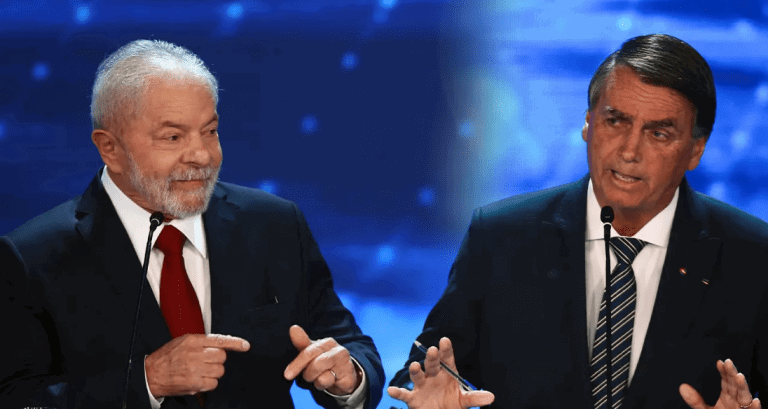 El expresidente brasileño, Luis Inácio Lula da Silva (izquierda) y el actual presidente, Jair Bolsonaro (derecha) en una imagen combinada. © France 24