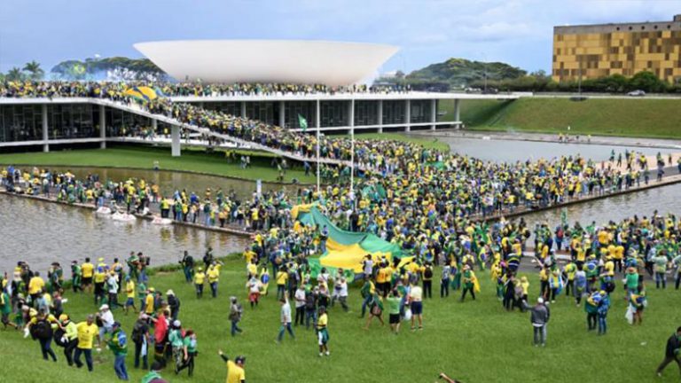 La ocupación de los manifestantes bolsonaristas