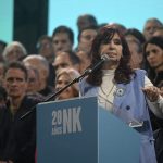 La vicepresidenta de Argentina, Cristina Kirchner