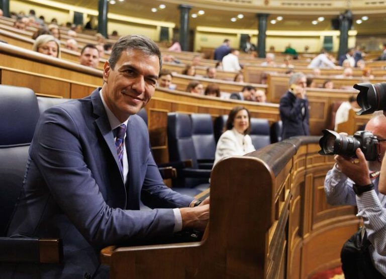 El presidente del Gobierno en funciones, Pedro Sánchez, durante una sesión plenaria, en el Congreso de los Diputados Eduardo Parra - Europa Press - Eduardo Parra - Europa Press
