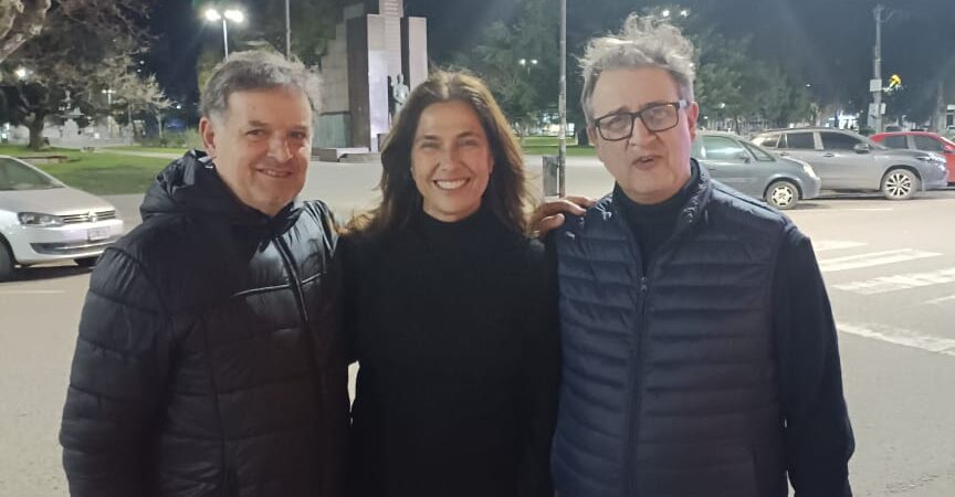 Con María Eugenia Talarico y Ricardo Inti Alpert candidatos de Potencia a diputados nacionales por la PBA frente del cual el MID es parte.