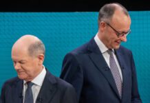 El debate entre el canciller del SPD, Olaf Scholz (izquierda), y su contrincante Friedrich Merz, de la CDU tocó amplios temas: Migración, economía y el crecimiento de la extrema derecha: los ejes de unas elecciones que podrían reconfigurar el poder en Alemania.